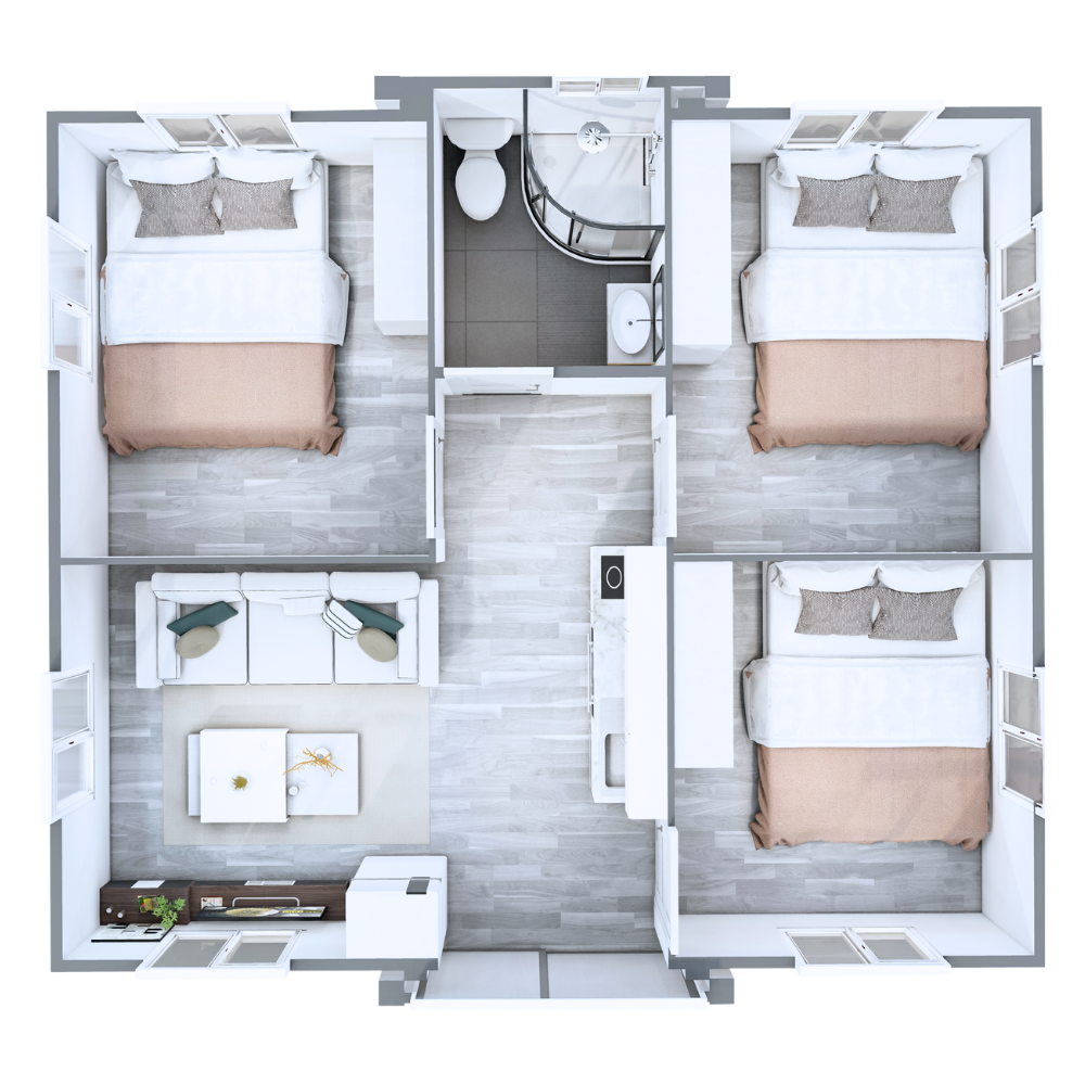20ft Expander – 3 Bed