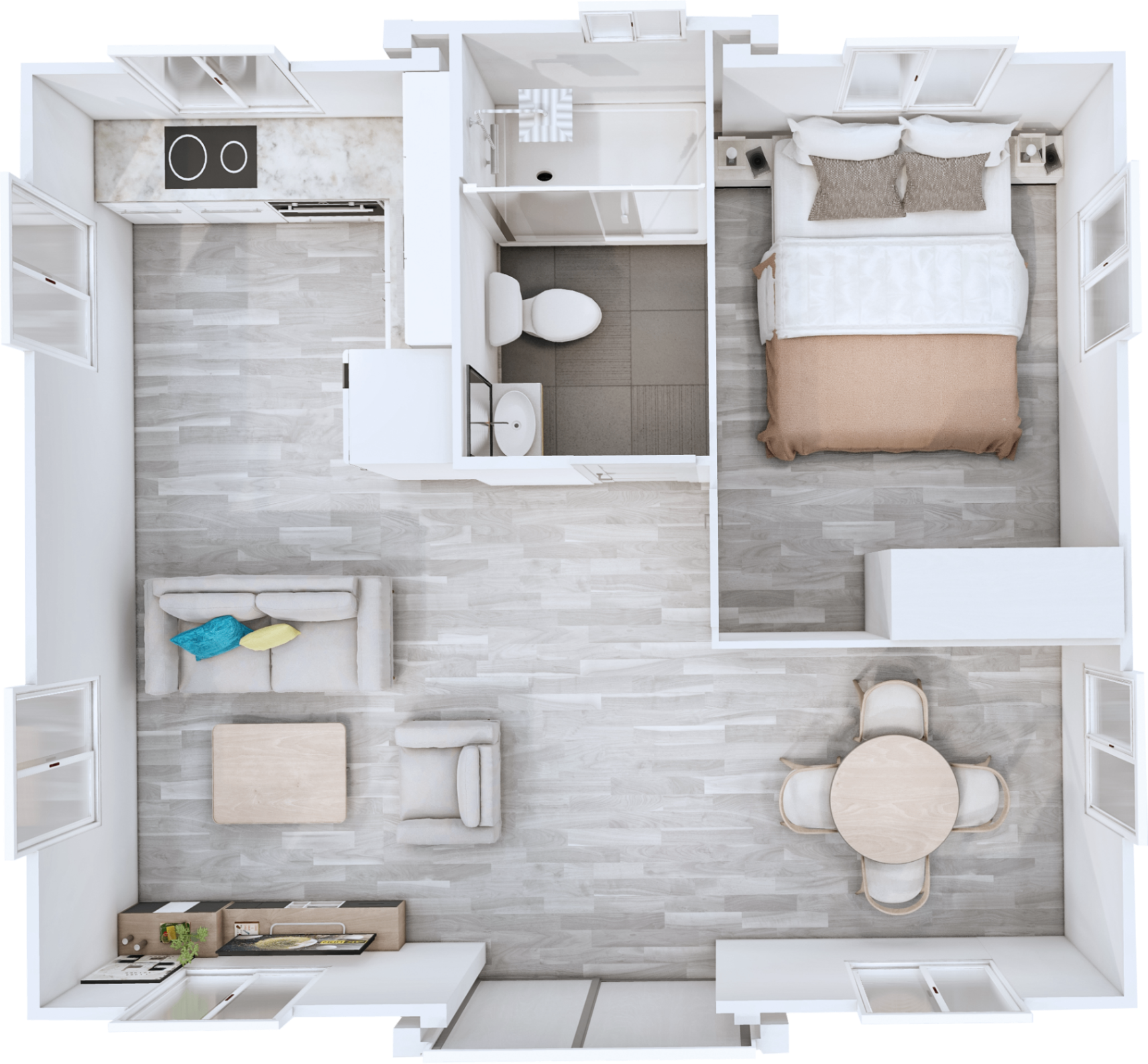 20ft Expander – 1 Bed