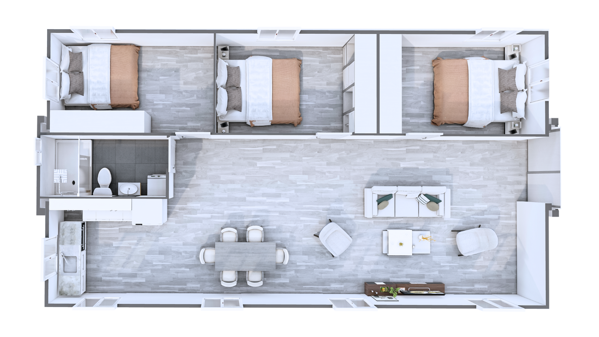 40ft Expander Luxe – 3 Bed